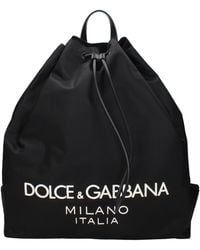 Dolce & Gabbana - Dolce&Gabbana Backpacks And Belt Bags Nylon - Lyst