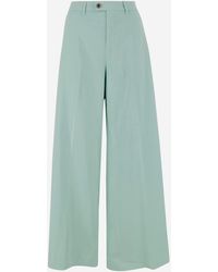 Berwich - Cotton And Silk Stretch Trousers - Lyst