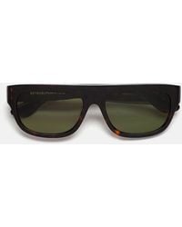 Retrosuperfuture - Zonnebril Serioso Havana 5 G5 Bruin/groen Unisex - Lyst