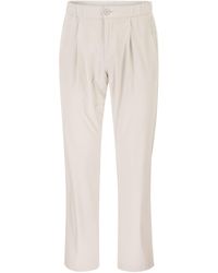 Herno - Stretch Techno-Nylon Jogger Trousers With Pleats - Lyst