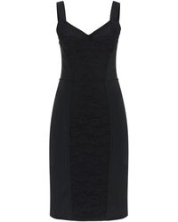 Dolce & Gabbana - Bustier Dress With Lace Insert - Lyst