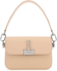 Off-White c/o Virgil Abloh - Off Light Leather Small Plain Binder Handbag - Lyst