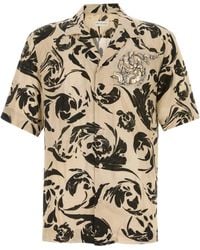 Dries Van Noten - Printed Viscose Carltone Shirt - Lyst