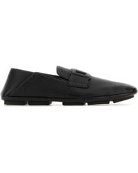 Dolce & Gabbana - Leather Driver Loafers - Lyst