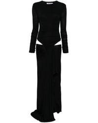 The Attico - Maxi-Jurk Met Uitgesneden Detail - Lyst