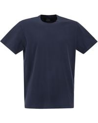 Paul & Shark - Garment Dyed Cotton Jersey T-Shirt - Lyst