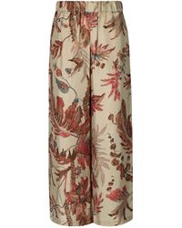 Weekend by Maxmara - Temide Beige Pants - Lyst