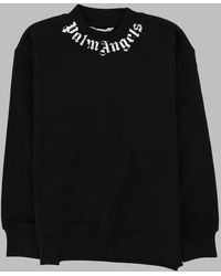 Palm Angels - Neck Logo Brushed Reg. Crew Boy - Lyst