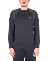 BOSS - Crowling Front Logo Jersey - Lyst