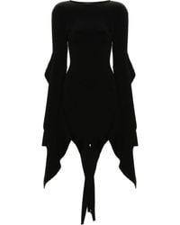 Mugler - Asymmetric Mini Dress - Lyst