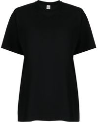 TOTEME - T-Shirt Met Ronde Hals - Lyst