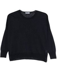 Base London - Linen And Cotton Blend Sweater - Lyst