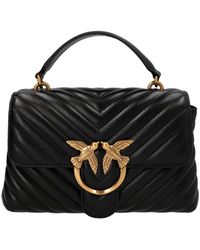 Pinko - 'Big Lady Love Bag Puff Chevron' Handtasche - Lyst