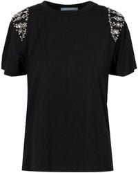 Alberta Ferretti - T Shirts En Polos Zwart - Lyst