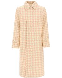 Burberry - Houndstooth Patter -patter Auto Coat - Lyst