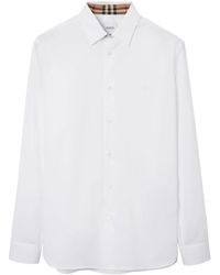 Burberry - Man Camisa blanca 8071465 - Lyst