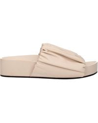 Jil Sander - Loafers And Clogs Leather/Powder - Lyst