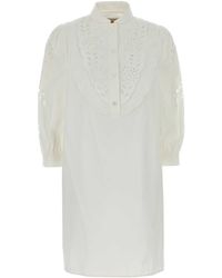 Valentino Garavani - Poplin Shirt Dress - Lyst