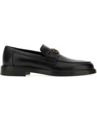 Burberry - Leather Pembroke Loafers - Lyst