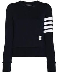 Thom Browne - 4Bar Cotton Sweatshirt - Lyst