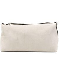 TOTEME - Suede Leather Clutch - Lyst