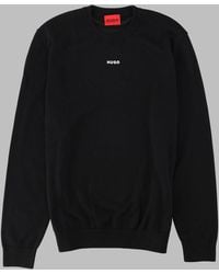HUGO - Cotton Sweatshirt - Lyst
