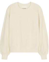 Closed - Sweat-shirt fermé en coton - Lyst