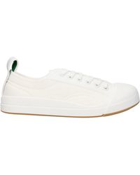 Bottega Veneta - Sneakers Vulcan Uomo Tessuto Bianco/Bianco Ottico - Lyst