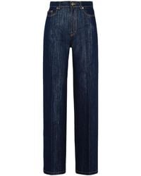 CASABLANCA - Jeans Di Miscela Di Cotone Blu Di "Lurex" - Lyst