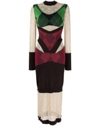 Marine Serre - Wool Long Dress - Lyst