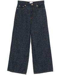 Ganni - Baggy Denim Jeans - Lyst
