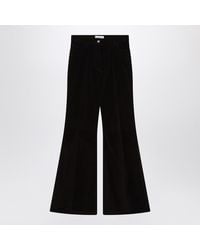Ferragamo - Espresso Flared Pants - Lyst