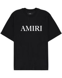 Amiri - Brand-Embellished Crewneck Cotton-Jersey T-Shirt - Lyst