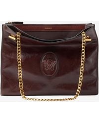 Versace - Shoulder Bag Cabine Leather - Lyst