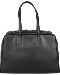 MIZUIRO - Large Leather Boston Bag - Lyst
