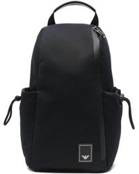 Emporio Armani - Rucksack Mit Logo-Patch - Lyst