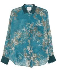 forte_forte - Cotton And Silk Printed Shirt - Lyst