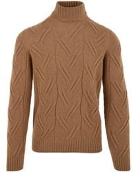 Drumohr - Pullover braun - Lyst