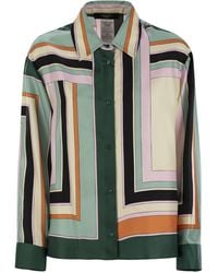 Weekend by Maxmara - Formia Gedrukt Silk Twill -shirt - Lyst