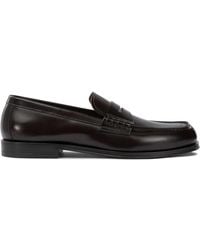 Henderson - Glossy Leather Loafers Loafers & Slippers Marrone-Uomo - Lyst