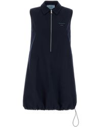 Prada - Poplin Mini Dress - Lyst