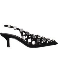 The Attico - Slingback Grid Sandal - Lyst
