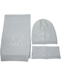 Michael Kors - Gift Idea Scarf, Hat And Headband Acrylic - Lyst