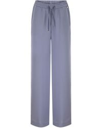 Herno - Flowing Wide-Leg Trousers With Drawstring - Lyst