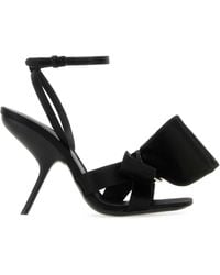 Ferragamo - Salvatore Satin Sandals - Lyst