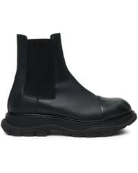 McQueen - Leather Chelsea Boots - Lyst