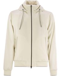 Herno - Cashmere And Silk Resort Bomber Jacket - Lyst