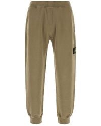 Stone Island - Army Cotton Joggers - Lyst
