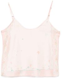forte_forte - Printed Silk Top - Lyst
