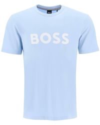 BOSS - Tiburt 354 Logo Print T -Shirt - Lyst